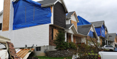 Water Damage Caused By Leaky Roof