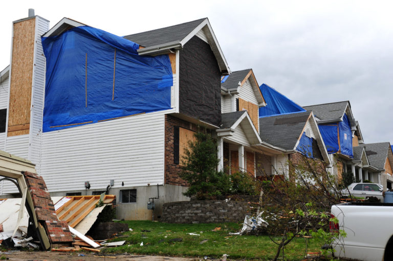 Water Damage Caused By Leaky Roof