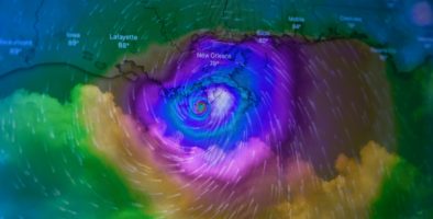 hurricane tropical storm ida reaching louisiana